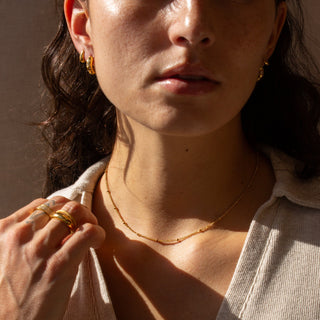 Jolie Beaded Chain Necklace