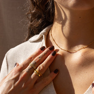 Jolie Beaded Chain Necklace