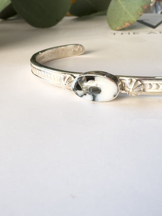 June Delgarito White Buffalo Cuff