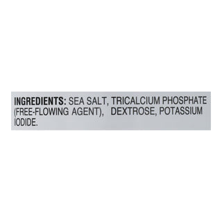 Hain Sea Salt - Iodized - Case Of 8 - 21 Oz