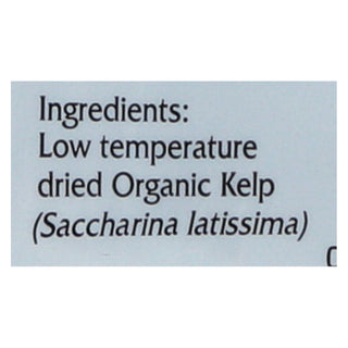 Organic Wild Atlantic Kombu Kelp - Whole Leaf 2 oz