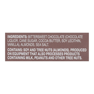 Endangered Species Dark Chocolate Sea Salt & Almonds (12x3oz)