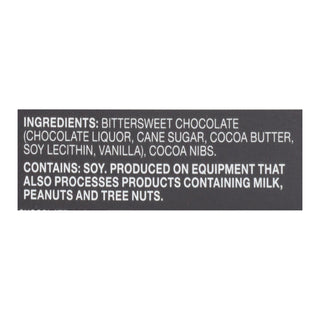 Endangered Species 72% Dark Chocolate Bars, Cacao Nibs, 12 Pack