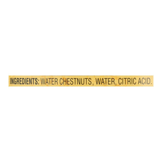 Reese Water Chestnuts - Sliced - Case Of 24 - 8 Oz.