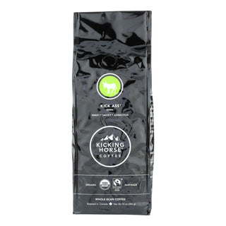 Kicking Horse Kick Ass Dark Roast Organic Coffee, 10oz, 6ct