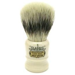 Simpson Classic I Platinum Fibre Faux Ivory Shaving Brush