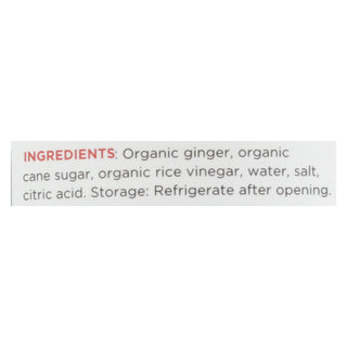 The Ginger People Organic Pickled - Case Of 12 - 6.7 Oz.