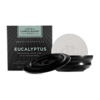 Caswell-Massey Eucalyptus Shave Soap in Wooden Bowl 3.3 oz