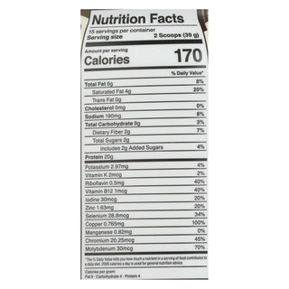 Kos - Protein Powder  Chocolate - 1 Each -19.6 Oz