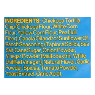 Hippeas Vegan Ranch Chickpea Tortilla Chips, 12-Pack