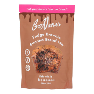 Gonanas Banana Bread Fudge Brownie - 6 Pack, 12.4 oz