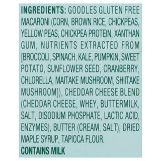 Goodles - Mac & Cheese Gf Cheddy - CS of 12-6 OZ