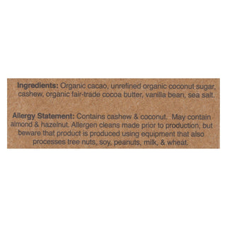 Hu Dark Chocolate Cashew Vanilla Bars - 12 Pack