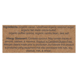 Hu - Dark Chocolate Bar Vanilla Crunch - Case of 12-2.1 OZ