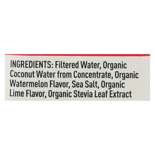 Nooma Organic Electrolyte Drink, Watermelon Lime, 12 Pack