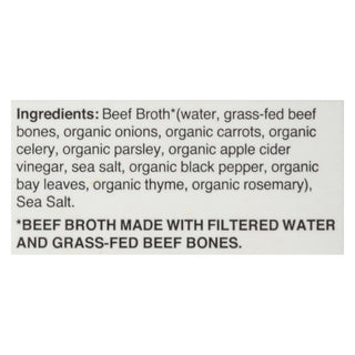 Kettle & Fire Beef Bone Broth  - Case of 6 - 16.9 OZ