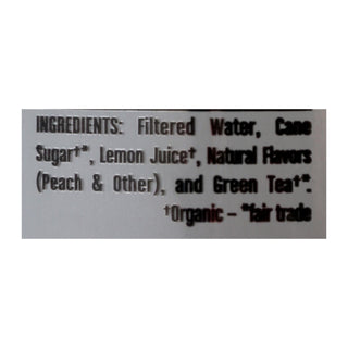 Steaz Peach Green Tea, Lightly Sweetened, 12 Pack, 16 Fl oz