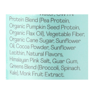 Only What You Need - Plant Based Protein Shake - Dark Chocolate - Case Of 12 - 12 Fl Oz.