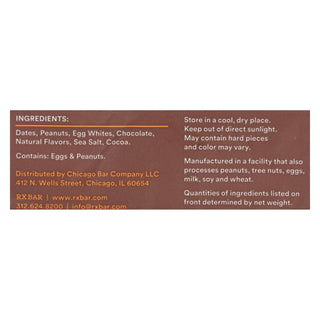 RxBar - Protein Bar - Chocolate Peanut Butter - Case of 12 - 1.83 oz.