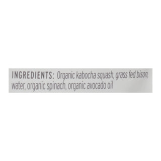 Serenity Kids Llc - Pouch Bison Kabocha - Case Of 6 - 3.5 Oz