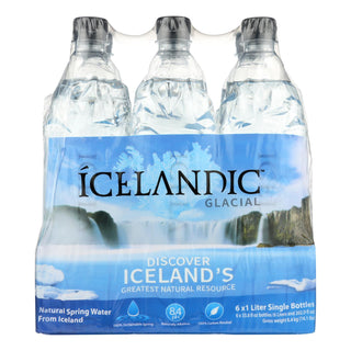 Icelandic Glacial Spring Water, 2 Cases of 6 (33.8 oz)