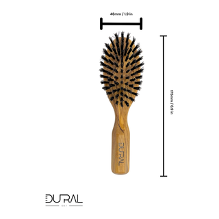 Dural Olive wood hair brush with boar bristles - 7 rows