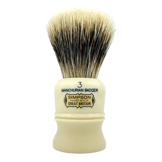 Simpsons Le Duke 3 Faux Ivory Manchurian Badger