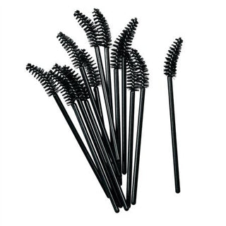 Artist's Choice Pack of 12 Disposable Single Use Curved Mascara Brush Wands