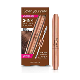 Cover Your Gray Waterproof 2-In-1 Rose Gold -- Dark Brown 16 Oz