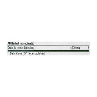Organic Lemon Balm Herbal Tea - 6 Packs of 16 Bags