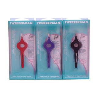 Tweezerman Wide Grip Slant Tweezer Assorted Colors Model No. 1217-CR