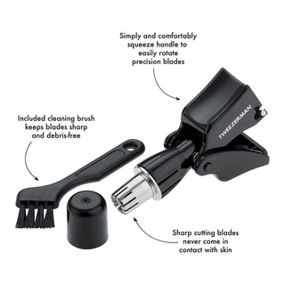 Tweezerman Nose Hair Trimmer with Brush Model No. 2912-R