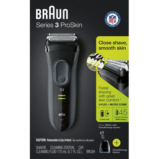 Braun Series 3 Proskin 3000S Men'S Rechargeable Electric Razor