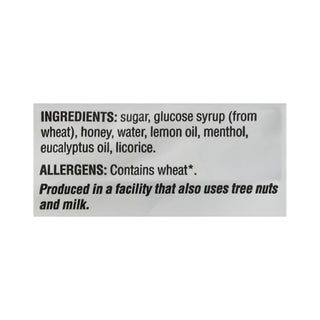 Honees Honey Lemon Menthol Cough Drops - 20 Count