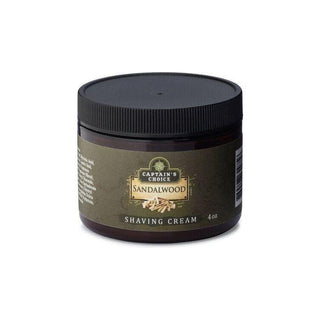 Captain's Choice Sandalwood Shaving Cream 4 Oz