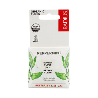 Radius Vegan Xylitol Mint Floss 55 yds (50 M)