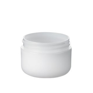 1 oz White Double Wall Jar with Lid 53-400 12 Pack