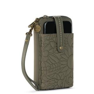 Salinas Smartphone Wallet - EcoTwill - Olive Spirit Desert Quilted