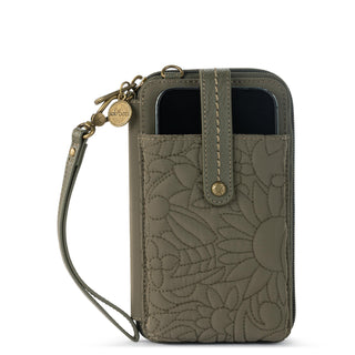 Salinas Smartphone Wallet - EcoTwill - Olive Spirit Desert Quilted