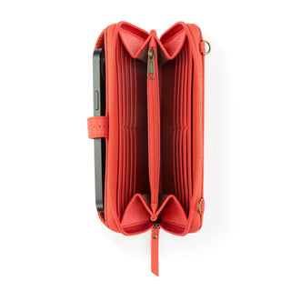 Iris Smartphone Wallet - Leather - Cayenne