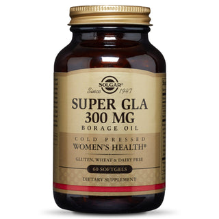 Solgar Super GLA, Borage Oil, Women's Health, 300 Mg 60 Softgels