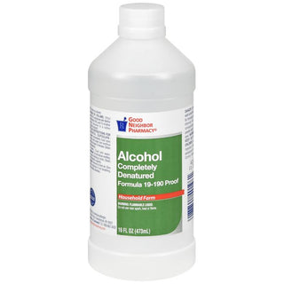 GNP Denatured Alcohol Liquid, 16 fl oz Bottles (Case of 24)