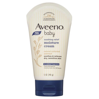 Aveeno Baby Fragrance Free Soothing Relief Moisture Cream 140g