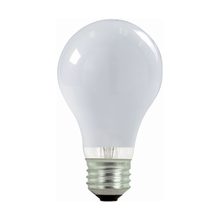 Satco Halogen Bulb, A19, 72W, 120V, Soft White