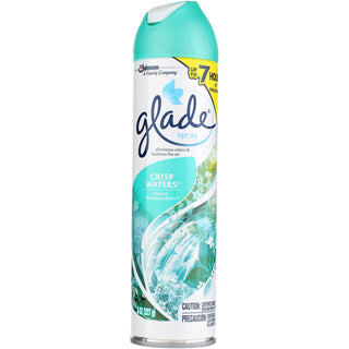 Glade Crisp Waters Aerosol Spray Air Freshener 8 Oz