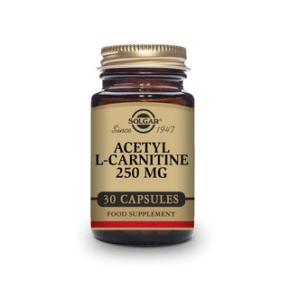 Solgar Acetyl L-Carnitine -- 250 Mg - 30 Vegetable Capsules