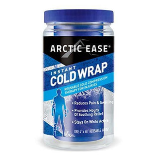 Arctic Ease Reusable Cold Compression Wrap, Blue