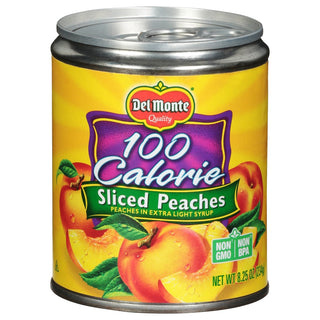 Del Monte 100 Calorie Sliced Peaches 8.25 Oz. Can