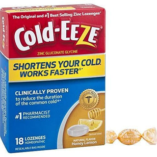 Cold-Eeze Remedy, Honey Lemon Flavor, Lozenges