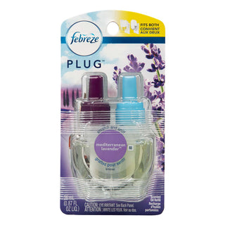Febreze Plug Mediterranean Lavender Scented Oil Refill 0.87 Fl Oz